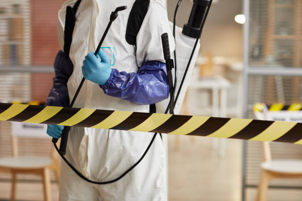 Professional Blood Cleanup technician working in Inverness, CA